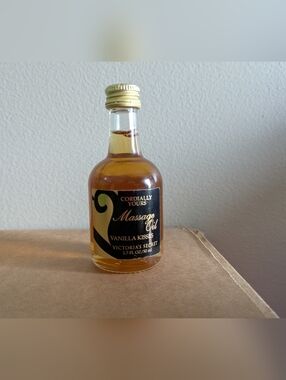 Vintage Victoria's Secret Cordially Yours Vanilla Kisses Massage Oil 1.7 oz